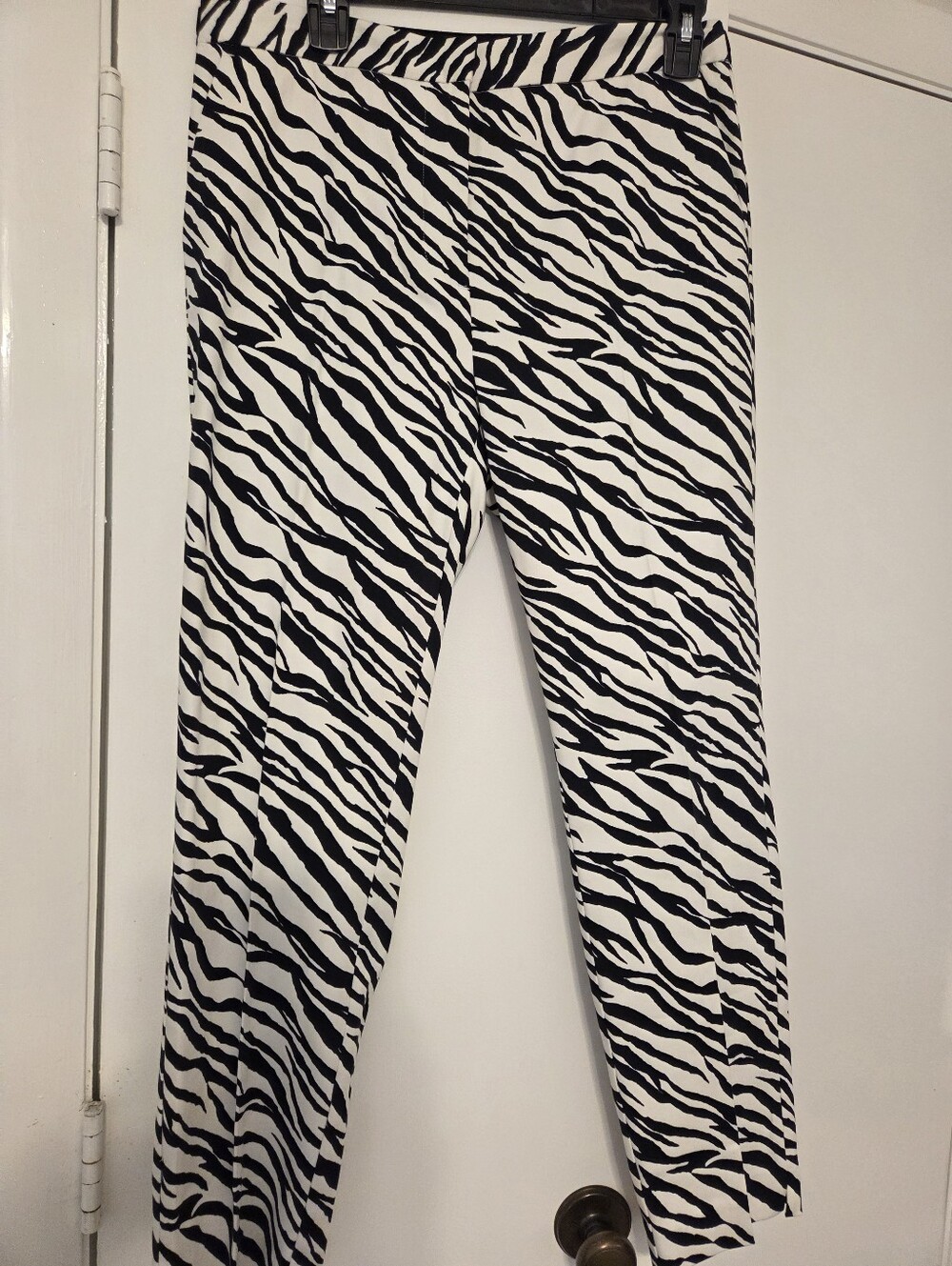 ZARA -Zebra Print Wide Leg Pants - Black & White ,NEW - Picture 6 of 7